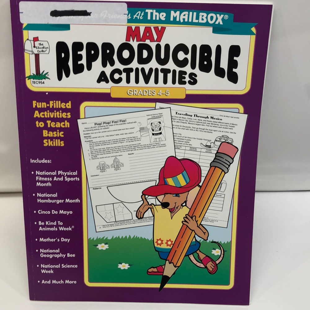 May Reproducible Activities Grades 4-5 The Mailbox